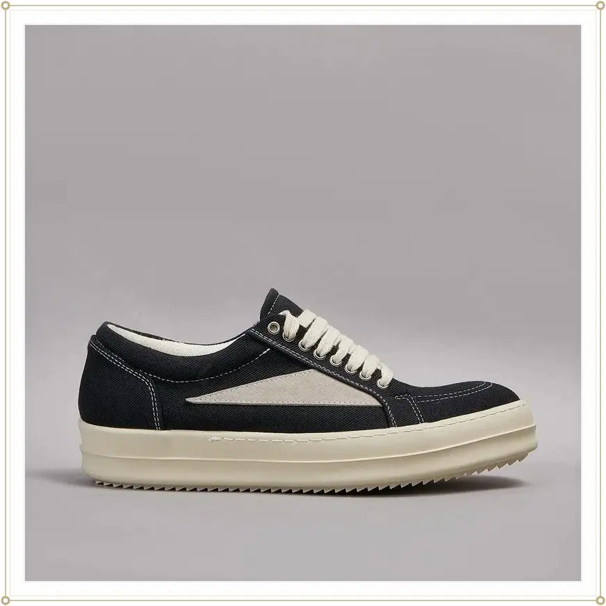 ShoesMenTwillCanvasLowTopCasualShoesWomenSneakerOwensShoeMenLaceUpBlackCanvasShoesRetroFlatSneakersFootwearClosedBoyRunning