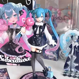 Sexy Girl Hatsune Miku Anime Figure Fashion Subclture Miku Action Figure Christmas Gift PVC Collection Model Doll Toys