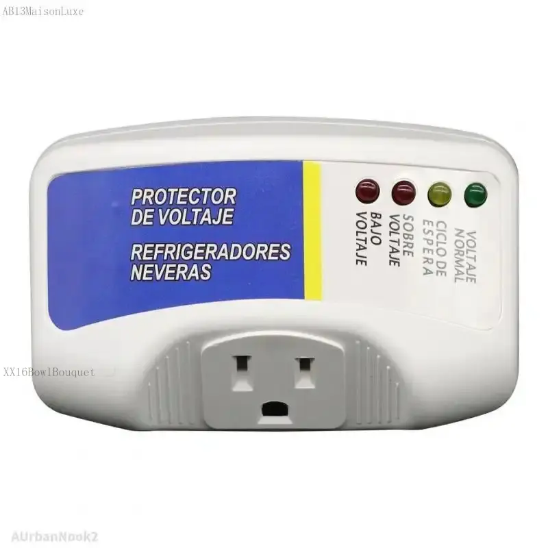 US Voltage Protector Surge Home Refrigerator Appliance Power Outlets Socket 120VAUrbanNook2AB13MaisonLuxeXX16BowlBouquet