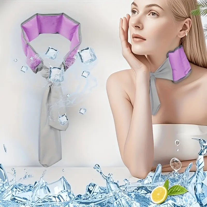 Cold Sensation Cooling Ice Band, Outdoor Shoulder Neck Heat Relief, Physical Coolness Headband, Sports Ice Strap, Stay Refreshed, Neck Ice Pack