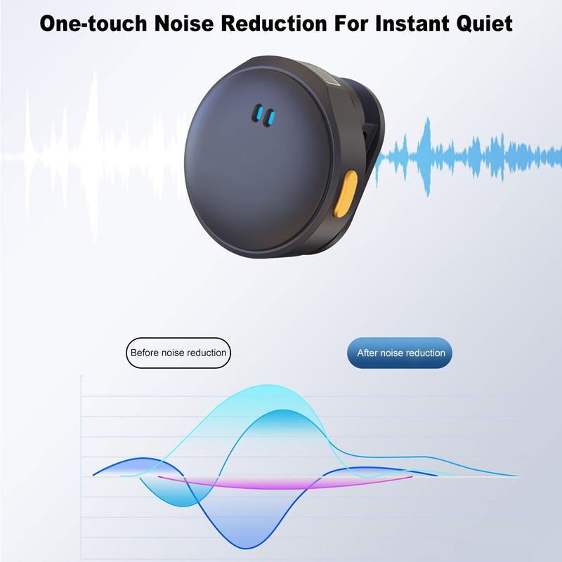 Wireless Lavalier Microphone with Digital Display Charging Case, Mini Clip-On Lapel Microphone for Video Recording, Teaching, Interviews, Podcasts and Live Streaming