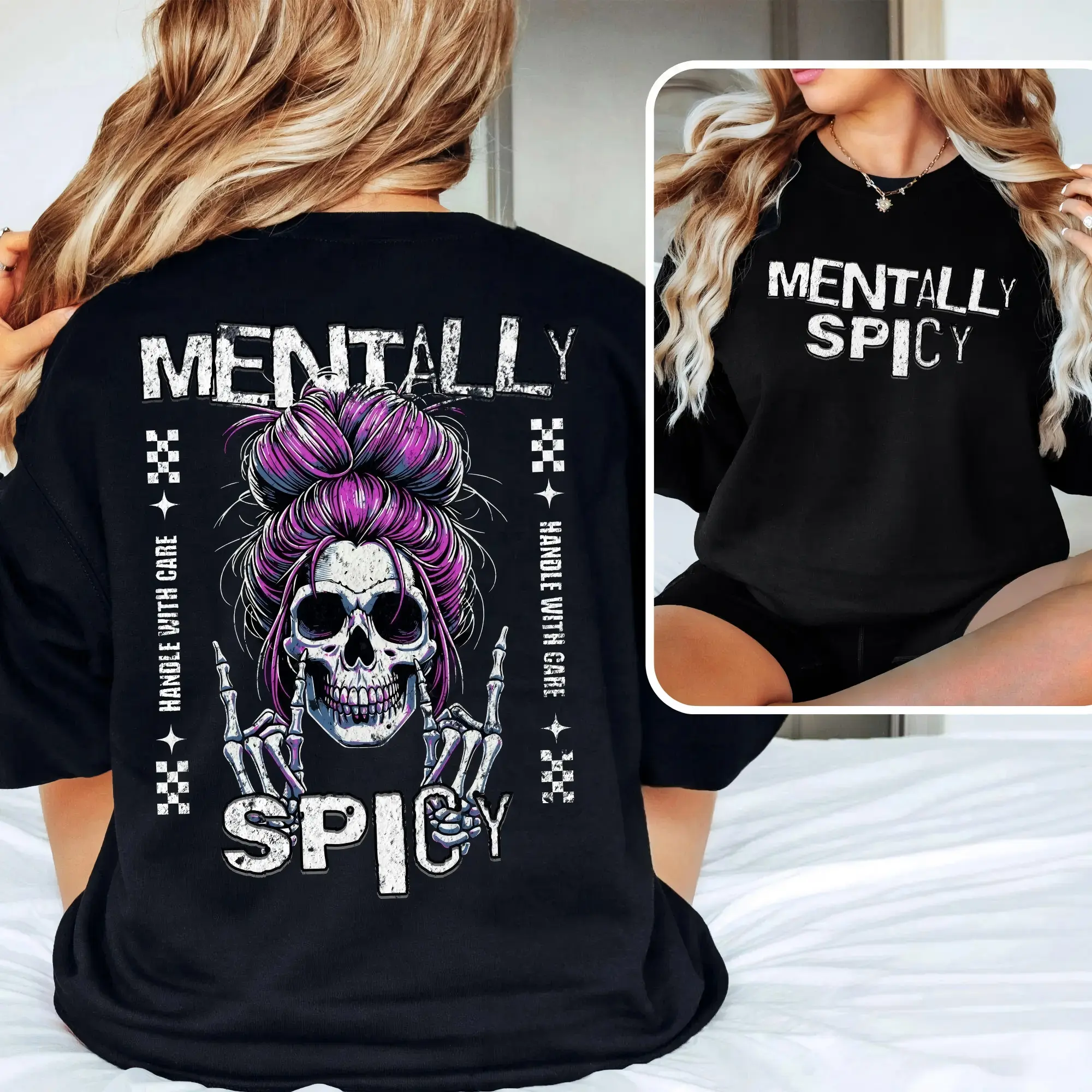 Minimalist Funny Shirts with Skull Print, Soft Short Sleeve T-Shirt with a Round Neck, Relaxed Fit Top for Everyday Wear