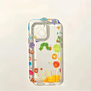 Very Hungry Caterpillar Phone Case Cover, Compatible For iPhone 11 12 13 14 15 16 phone cases 17 pro max for Samsung S26 S25 S24 S23 S22 S21 phone Cases,Gifts For Fans Men Women,Phone Accessories