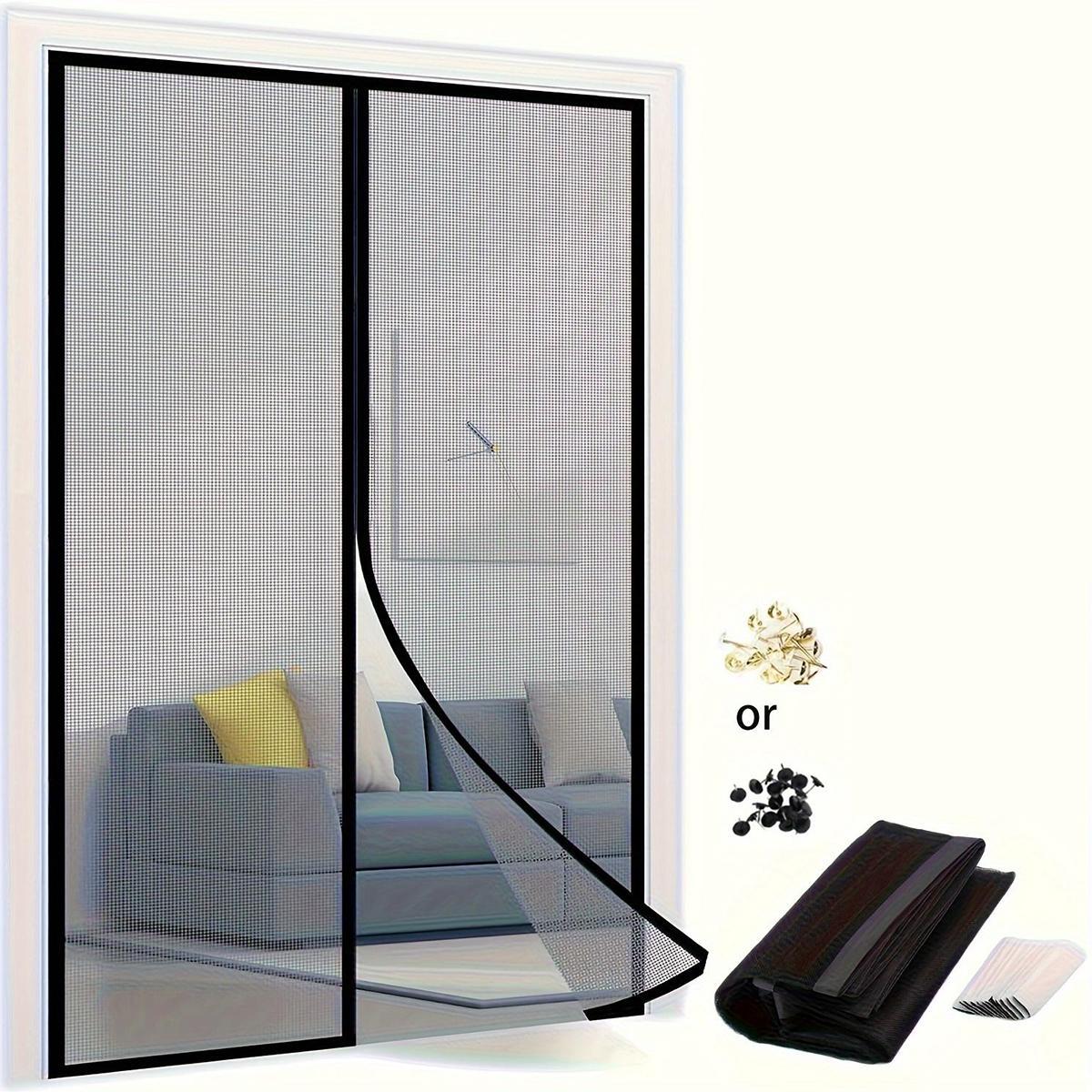 Screen Door, Self Sealing Mesh Partition for Keeps Bugs Out, Pet & Boys & Girls Friendly Screen Door, Easy Installation, Durable, Door Hardware #TOP PICKS
