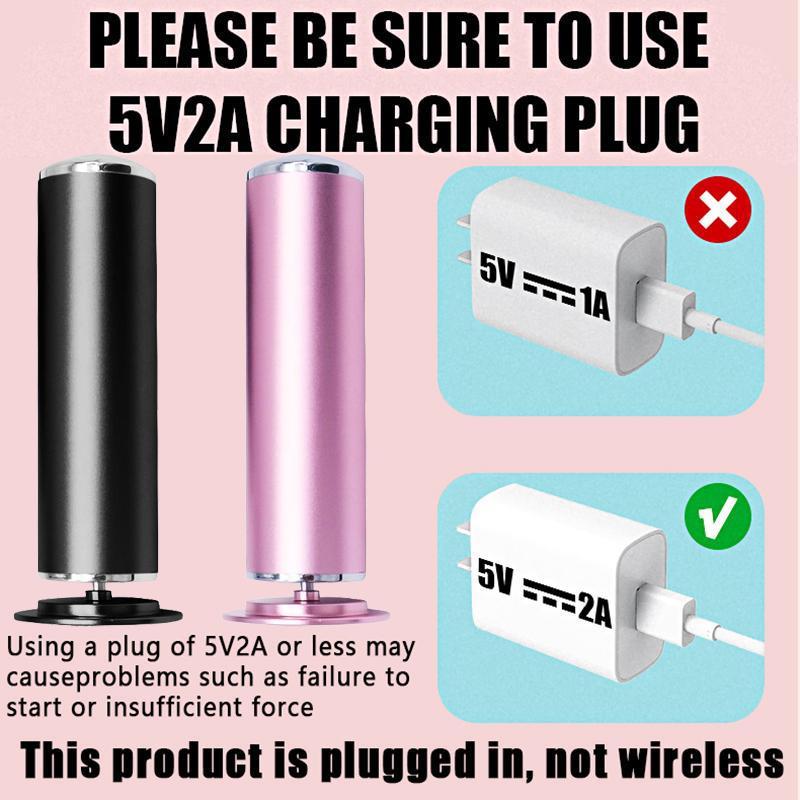 Electric Foot File, 1 Box Foot Dead Cell Remover, Professional Foot Care Device for Home & Travel, Gift