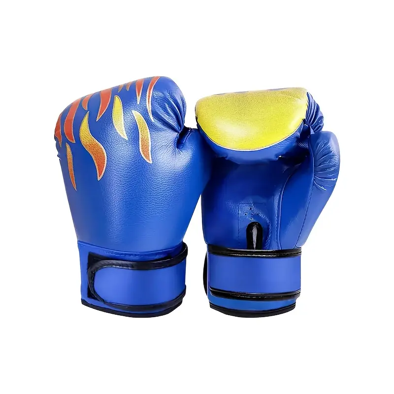 Kids' Flames Sport Series Boxing Gloves - Boys' Training Gear, Back-to-School & Christmas Supplies, Easter Gifting, Encourages Physical Activity, Child