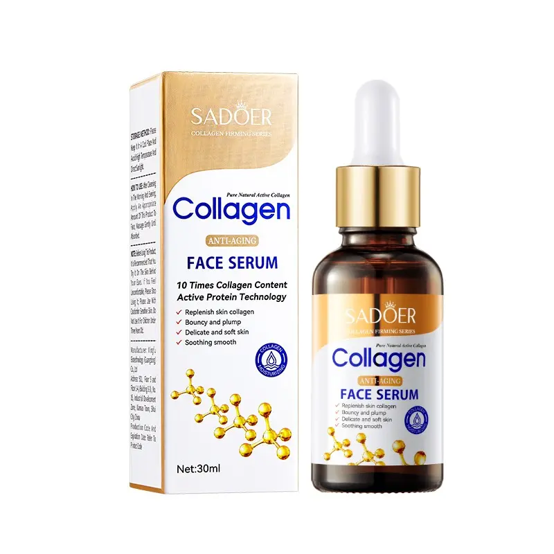 2 Pieces 30ML Collagen Essence Liquid, Moisturizing Hydrating Serum, Multi-Pack Skincare Product, No Alcohol or Aerosol, Anti Aging Cosmetics