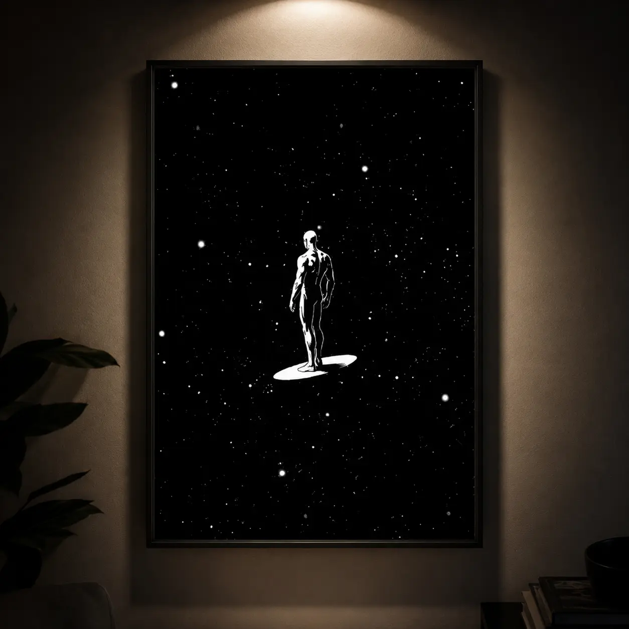 Classic Superhero Universe Canvas Wall Art Poster, Realistic Movie Inspired Photo Print, Artistic Action Hero Artwork, Wipe Clean Waterproof Canvas Decor for Bedroom Kids Room Wardrobe Dorm Game Room, Gift for Movie Fans Boys Teens, Wall Decoration