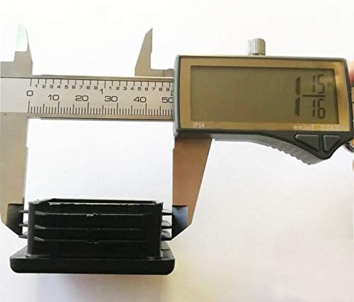 2" Black Plastic Plugs, Insert, Glide Protection, Square Tubing End Caps for Metal Tubing (4 Pack)