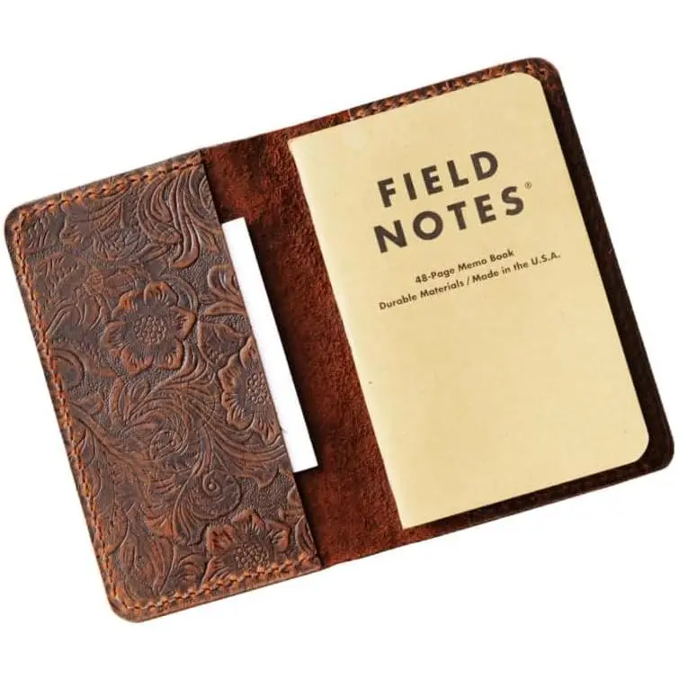 Journal Cover for Field Notes, Notebook Cover for Moleskine Cahier,   Leather Cover for 3.5" x 5.5" Notebooks