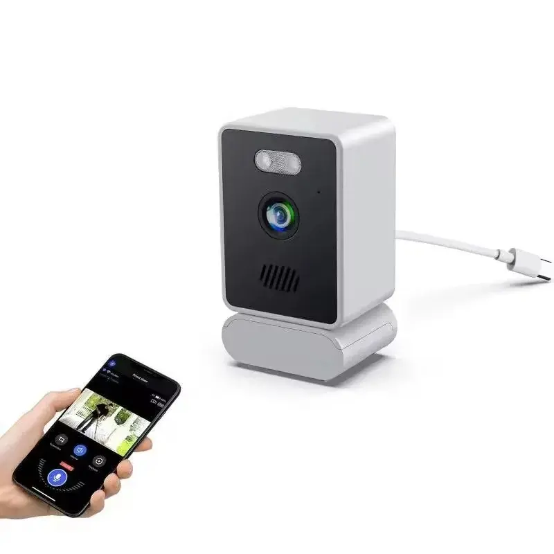 Mini Window-Mounted Security Camera, 3MP Full-Color Starlight Night Vision, Home Closed-Circuit TV Monitor for Pets & Babies