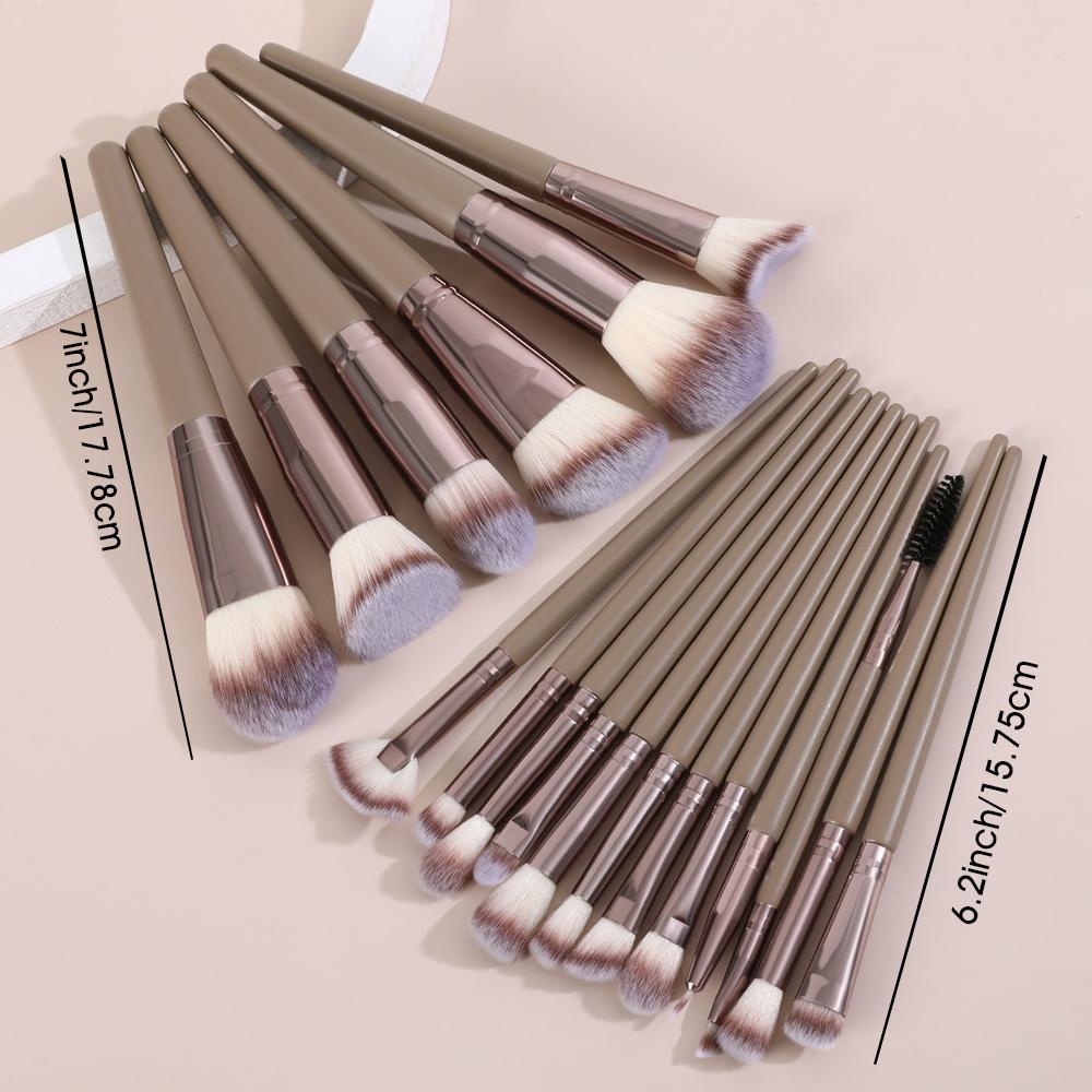 Makeup Brush Set, 18pcs Versatile Soft Makeup Brushes with Soft Bristles & Comfortable Grip for Beginners, Brush Makeup Set, Makeup Accessories, Makeup Set, Makeup Brushes Sets, Valentine's Day Gift