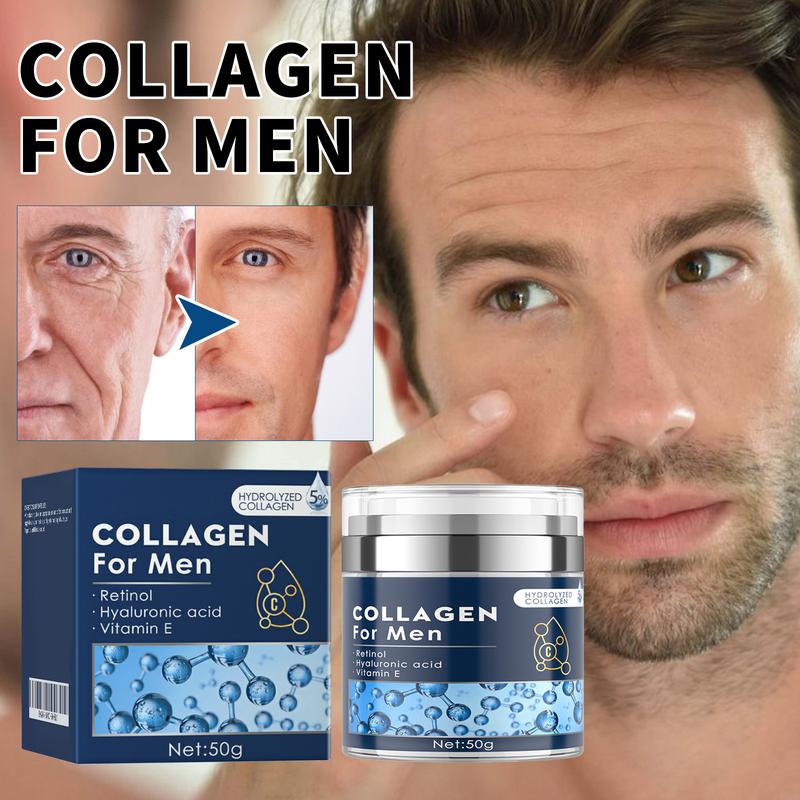 Men's Anti-Aging Face Cream to Reduce Wrinkles & Firm Skin - Daily Hydrating Moisturizer with Lifting Effect for Tightened, Smooth Skin Care