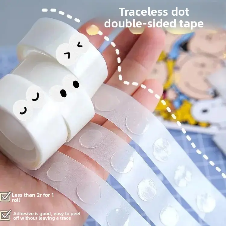 Clear Adhesive Dots, Double-Sided Removable Glue Dots for Balloons, Crafts, Decorations & DIY Projects