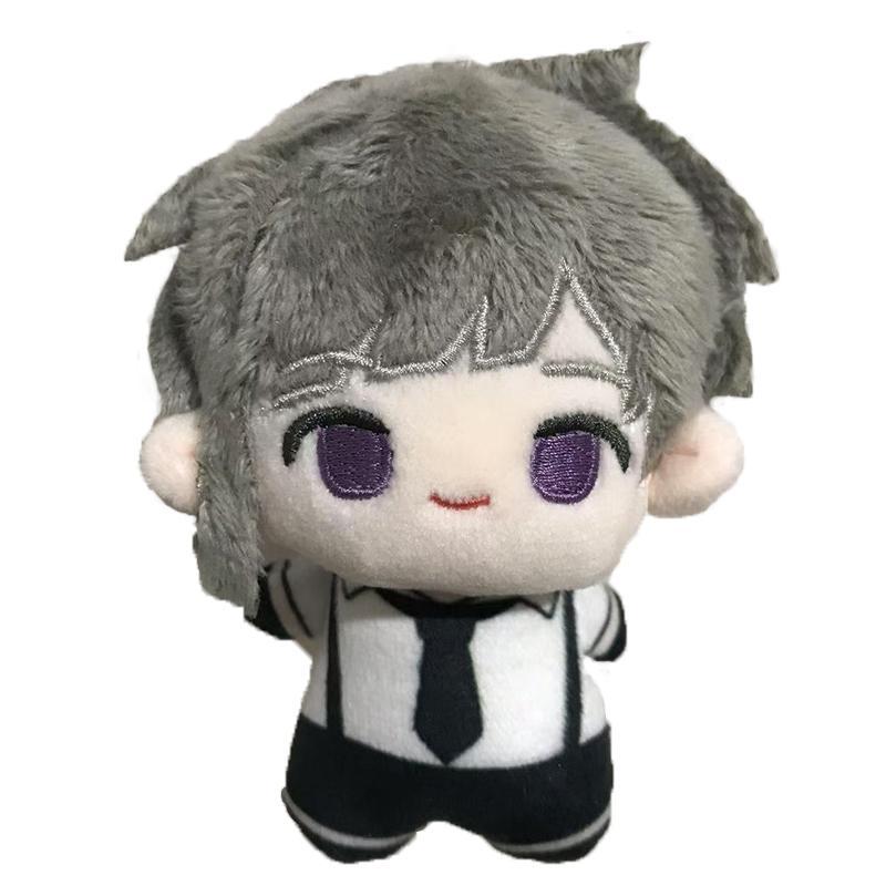 10cm Anime Dazai Osamu Osamu Daza Plush Keychain Dazai Osamu Nakahara Chuuya Soft Stuffed Toys Birthday Gift