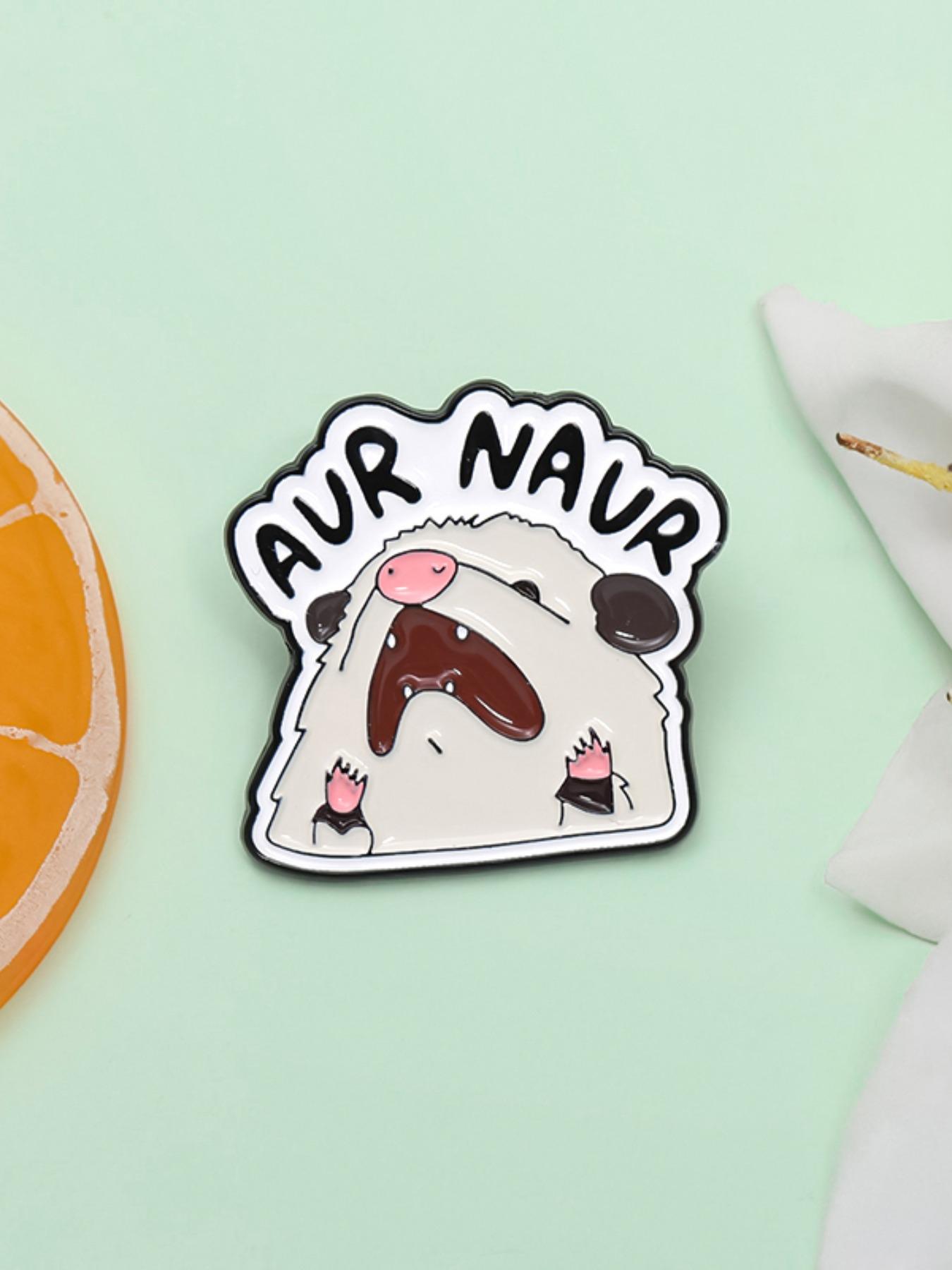 Cute Possum Design Brooch, Fashion Cartoon Animal Design Brooch, Enamel Pin Suitable for Backpacks, Jeans, Scarves, Hats Decoration