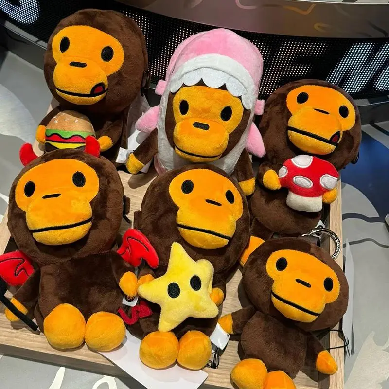 Transparent Surface Cartoon Monkey Figure Shoulder Bag Cosplay Mobile Holder With Bananas Toy Coin Purse Crossbody Bag