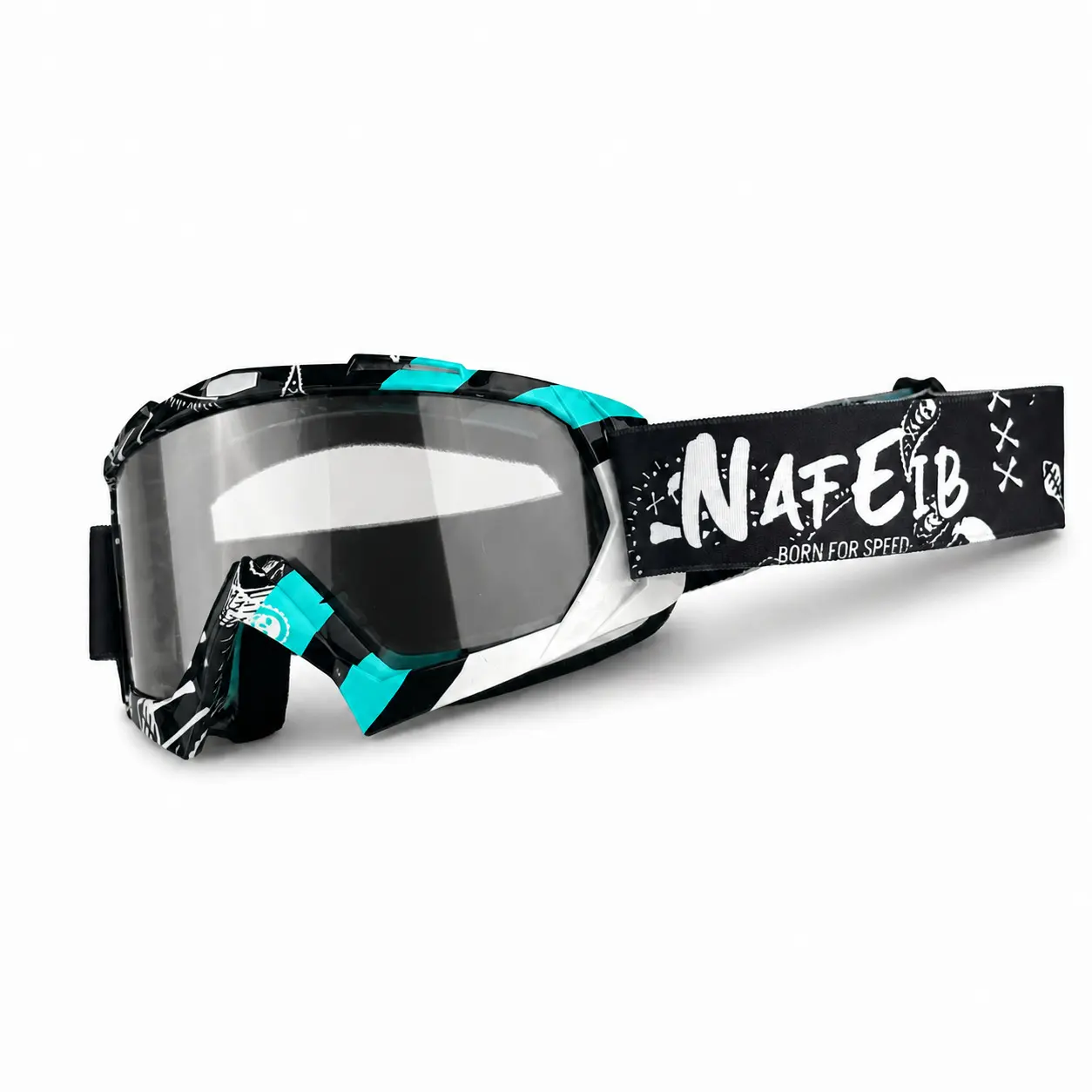 N blue/transparent lens1