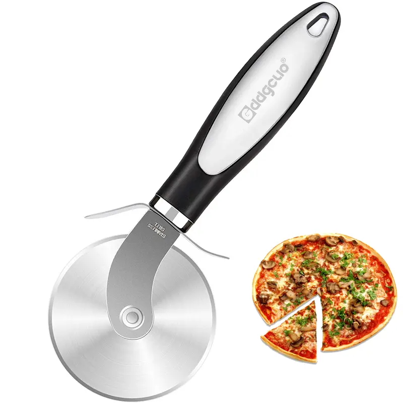 Premium Pizza Cutter Wheel Slicer with Stainless Steel Blade, Ergonomic Handle, Perfect for Slicing Pizzas, Essential Kitchen Tool, Kitchen Gadgets, Utensils, Kitchen Cooking Accessories, Cutting