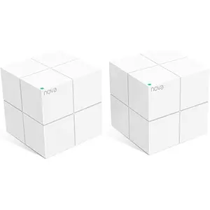 Nova Mesh WiFi System MW6 - Covers up to 2400 sq.ft - AC1200 Whole  WiFi Mesh System - Gigabit -Band Mesh Network for 90 Devices - Replaces  Router and WiFi Extender - 2-Pack