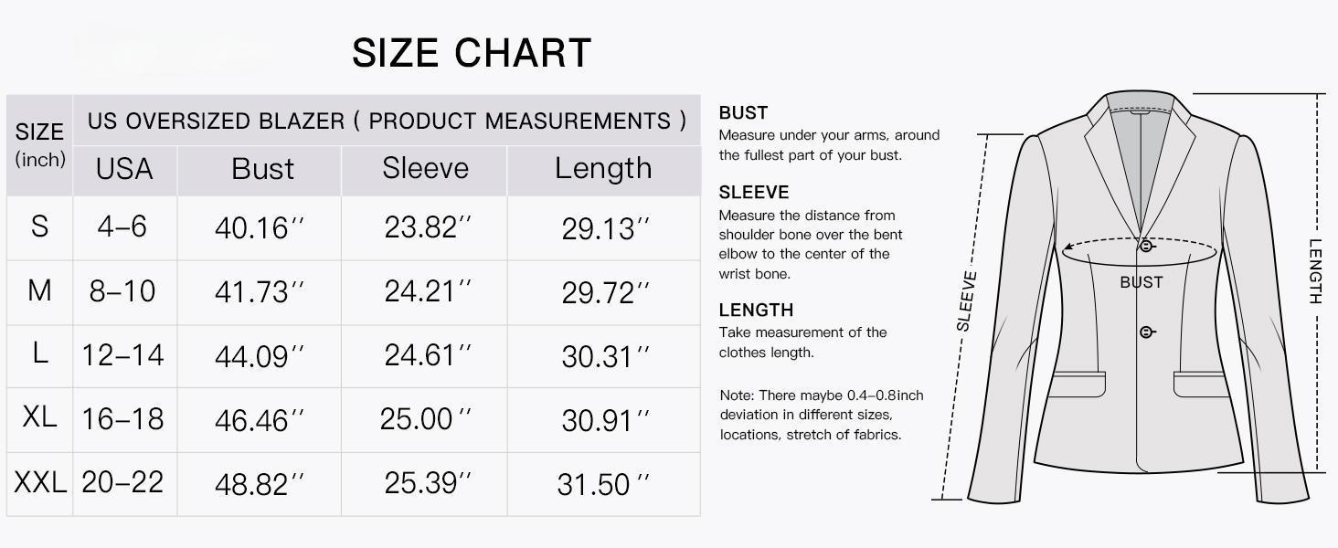 FMEYOA  Women Casual Oversized Blazers Lapel Button Down Solid Work Office Blazer Jacket