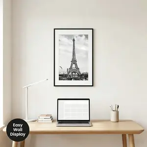 16x24 Picture Frame Black 3 Pack, Scratch-Proof Poster Frames 16 x 24 for Photo Gallery - Slide-In Strips, Horizontal or Vertical Wall Mounting