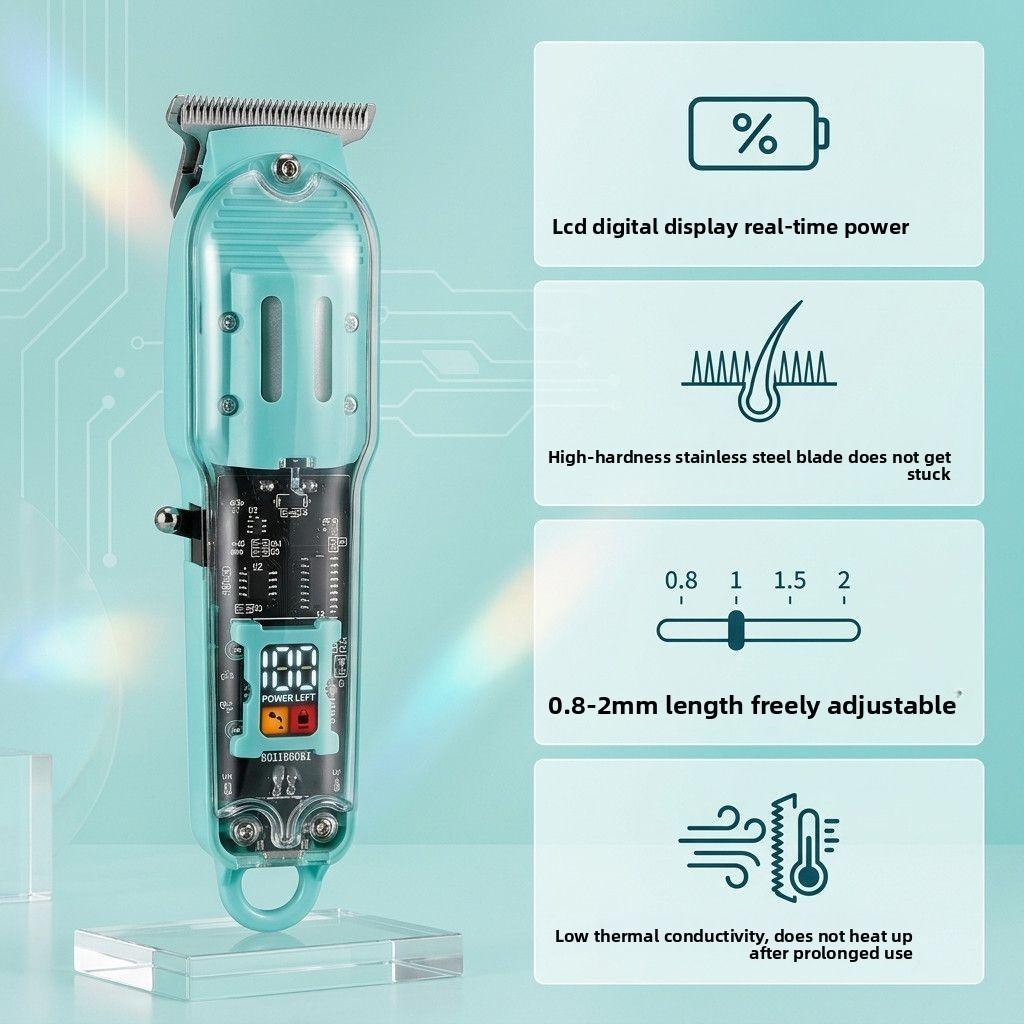 Professional hair clipper, new smart home-use carving and trimming electric trimmer, shaver, dog grooming clipper