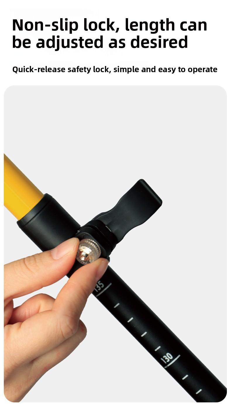 Folding hiking poles ultralight carbon fiber trekking poles professional outdoor hiking gear walking sticks climbing