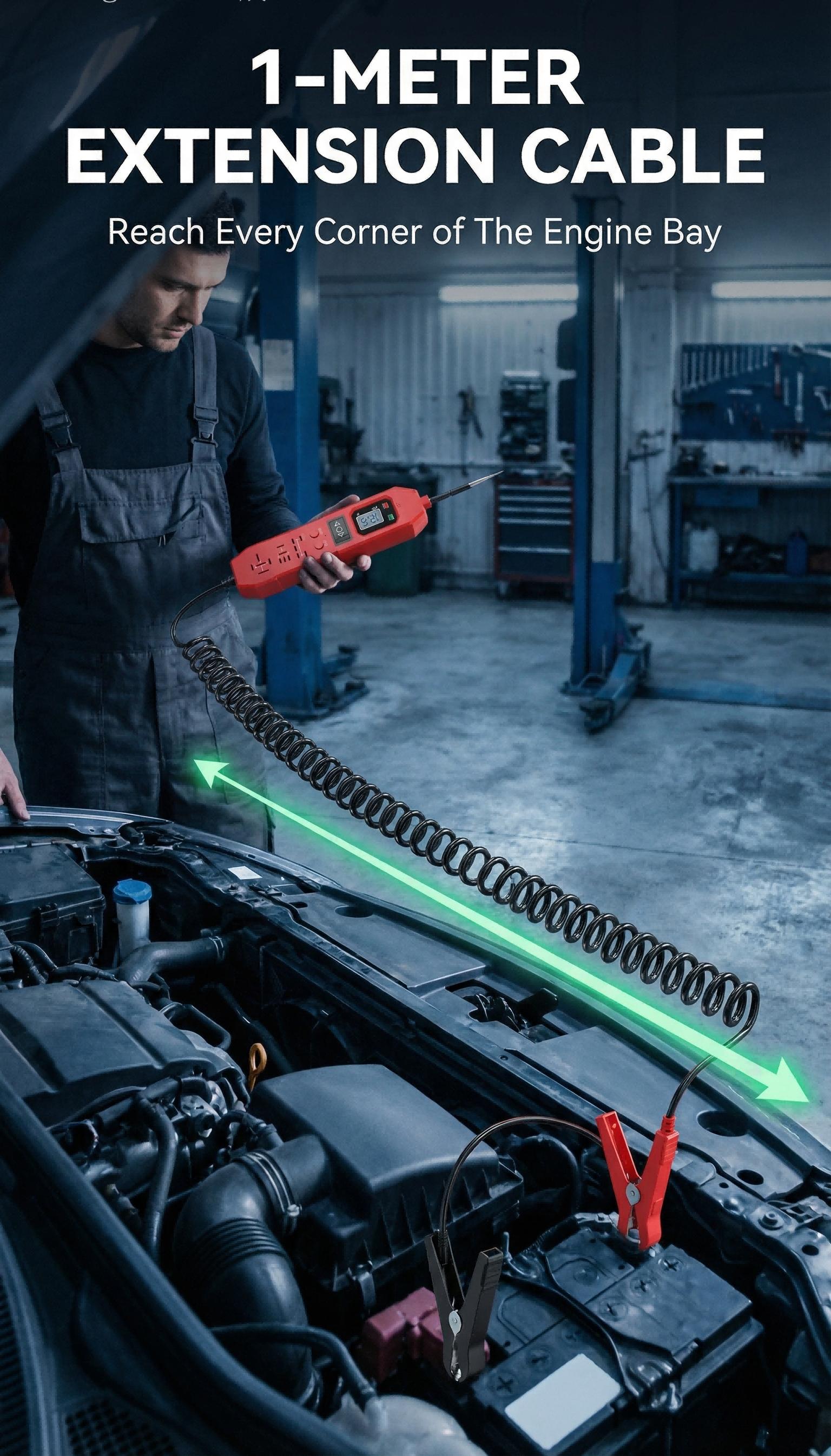 3 in 1 Power Circuit Probe Tester,3.5-36V DC Circuit Tester Automotive,Test Light,relay tester , Fuse & Voltage Tester,Automotive Short Circuit Breake Finder Electrical Tools