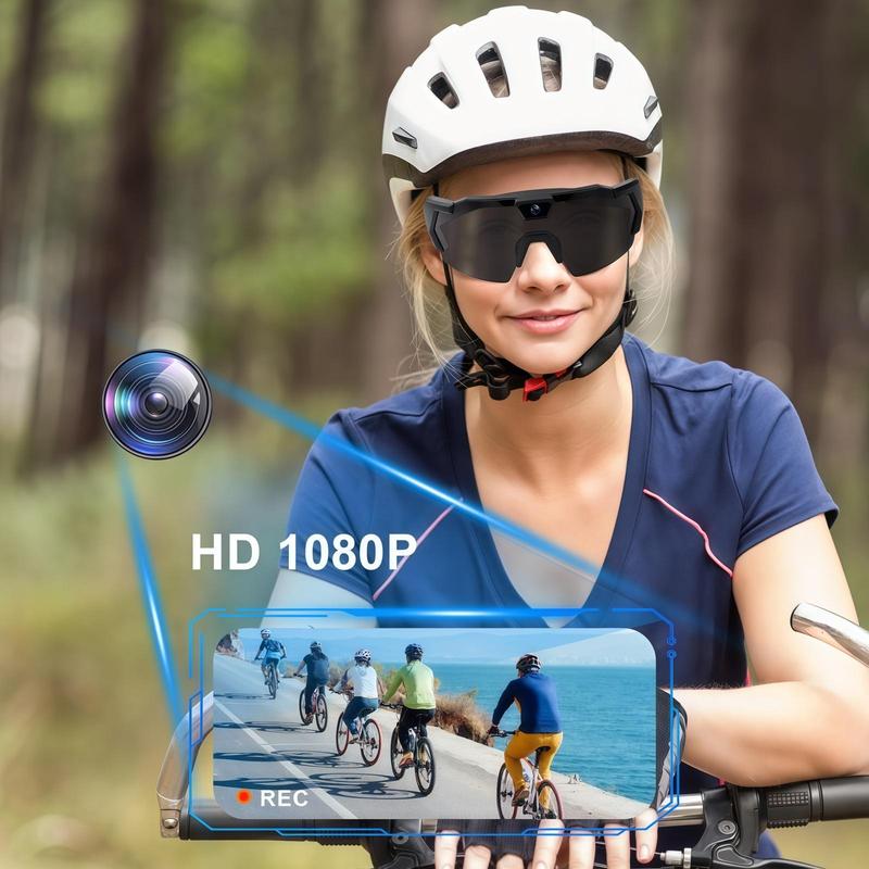 AI  sunglasses, outdoor sports recorder! Automatic Camera Memory Man Wearable Smart Multilingual Audio Glasses