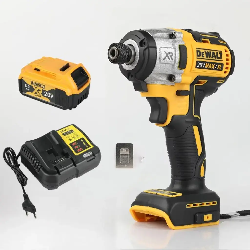 Dewalt DCF887 20V Brushless Drill & Screwdriver Kit - Cordless High Torque (205N.m Torque), Rechargeable Cordless Drill, DIY Power Tool, Compatible with Dewalt 20V Batteries