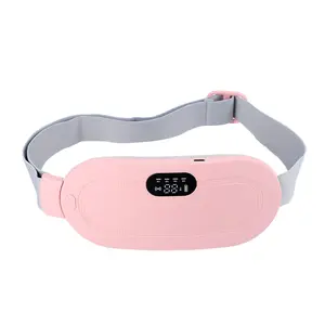 Gift for Her: Fast-Heating Period Pain Relief Cordless Heating Belt, 3 Heat Levels (50-60℃) + 4 Vibration Modes, Far Infrared Warmth for Cramps, Sleep-friendly & Quiet, Daily Use for Mom Wife Girlfriend