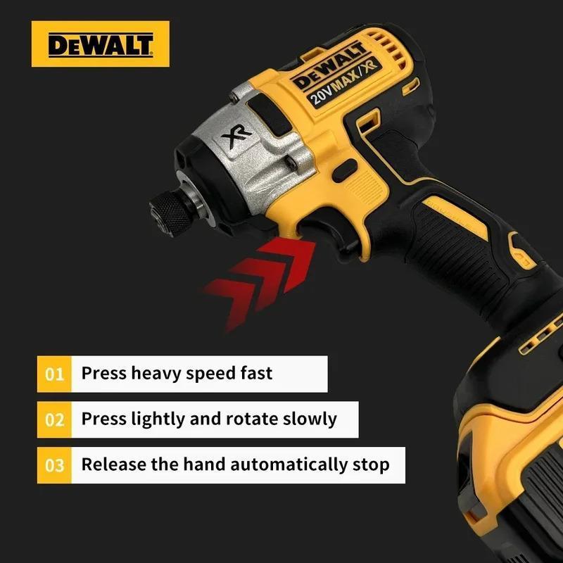 Dewalt DCD887 20V Lithium-Ion Brushless Cordless Impact Drill & Screwdriver with 6.0 AH Battery and Charger for DIY & Professionals