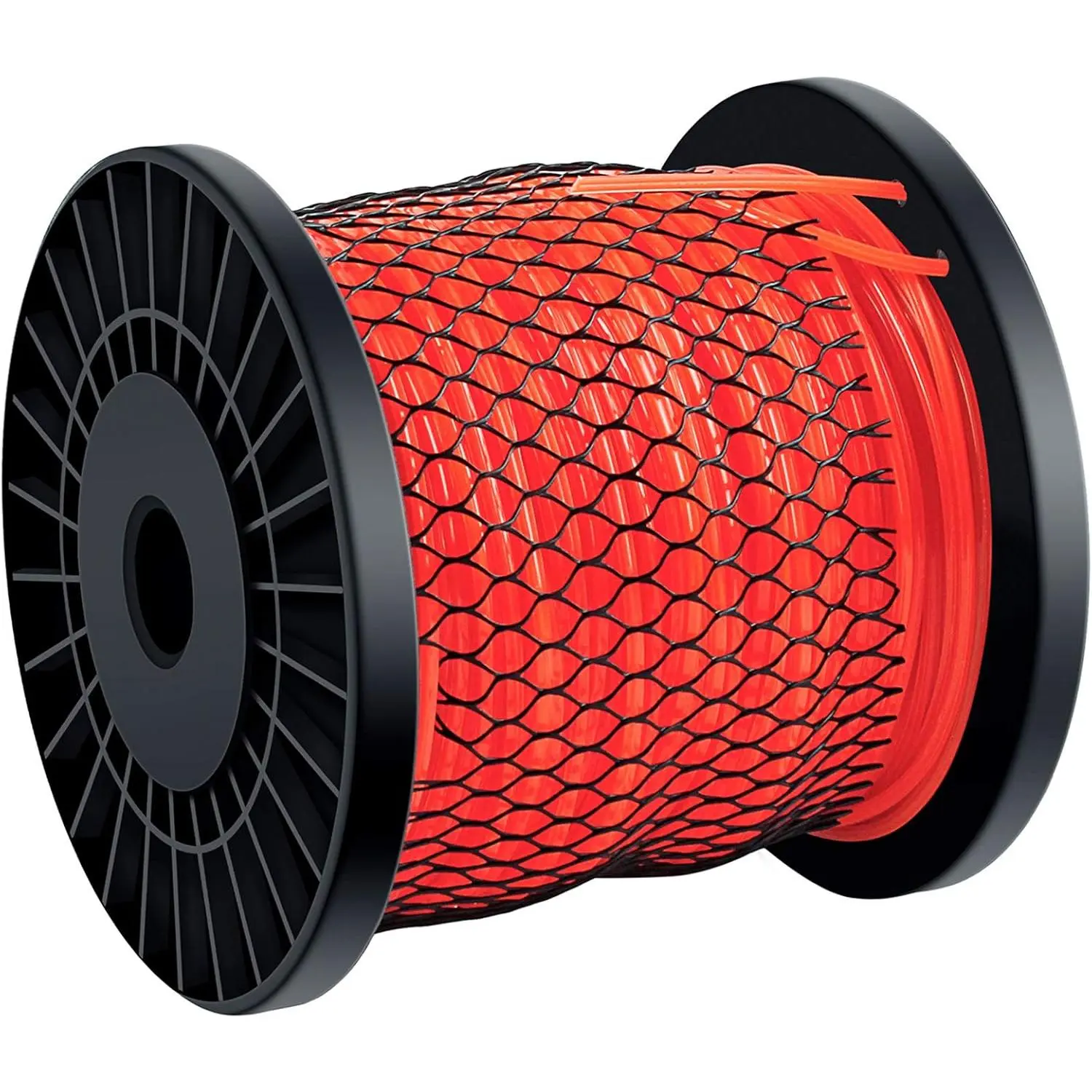 ADMD 5-Sided Trimmer Line for Lawn Trimmers, String, 0.11 inch Diameter 3937 Inch Nylon Weed Wacker Line Orange (1.16)