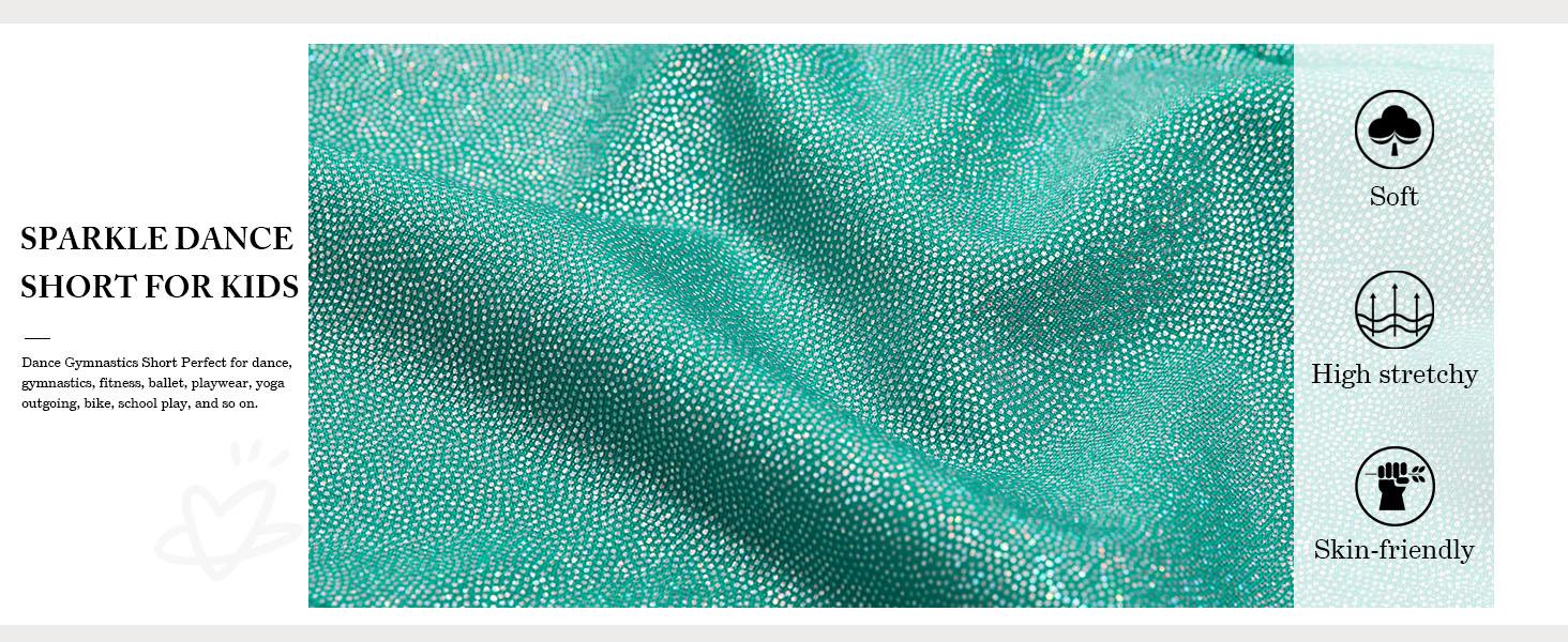 Girls Athletic High Waisted Ruffle Shorts - Comfy Yoga Dance Workout Gymnastics