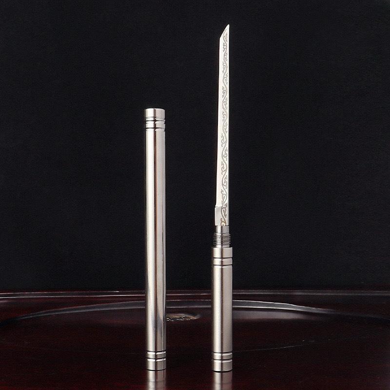 Stainless Steel Meat Knife 1 Piece Set with Blade and Handle, Durable Steak Knife, 1 Count Sheath, Thickened for Various Kitchen Uses Cutting Utensils