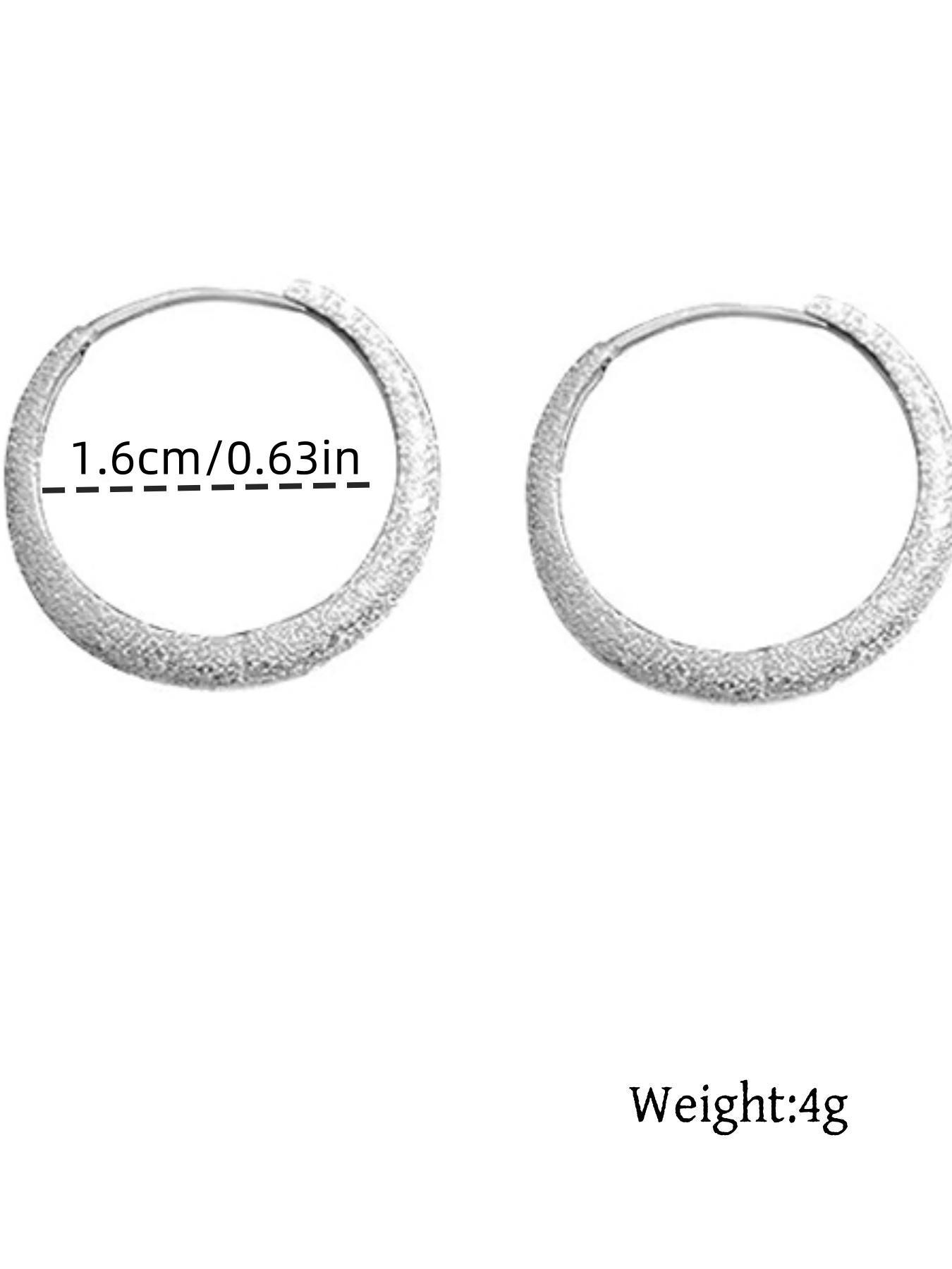 Rhinestone Decorated Hoop Earrings, Elegant for Women for Party, Daily Clothing Decor, Trendy All-match & Exquisite for Birthday Gift, Classic Style Earrings