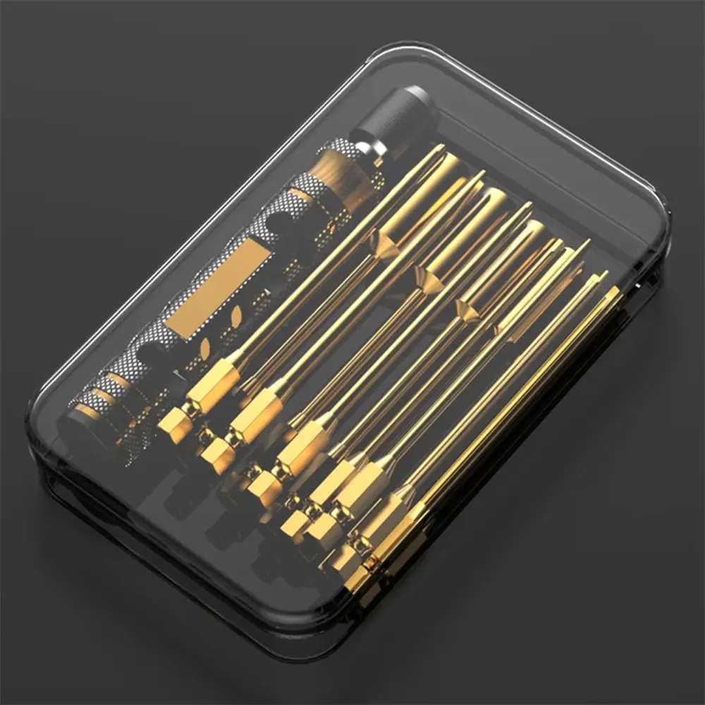 13-Piece Fpv Drone Hex Screwdriver Set, Repair Tools for RC Cars, Drones, Helicopters, Boats, Essential RC Parts Screwdrivers