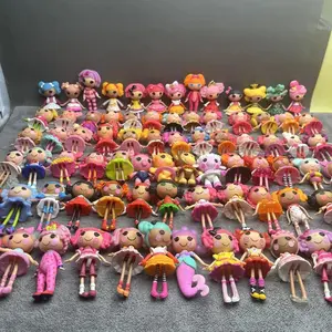 Original Lalaloopsy 8-10cm Little Sister and Pet Dolls PVC Girls' Holiday Gift Collection Pvc Toys
