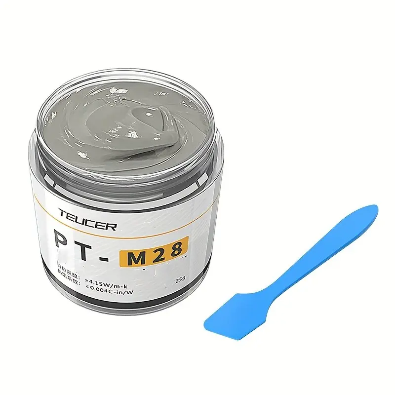 Thermal Conductivity >4.15w/mk, Computer Cooling Paste, Cpu Thermal Silicone Grease, 25g Net Weight, High Efficiency Heat Dissipation