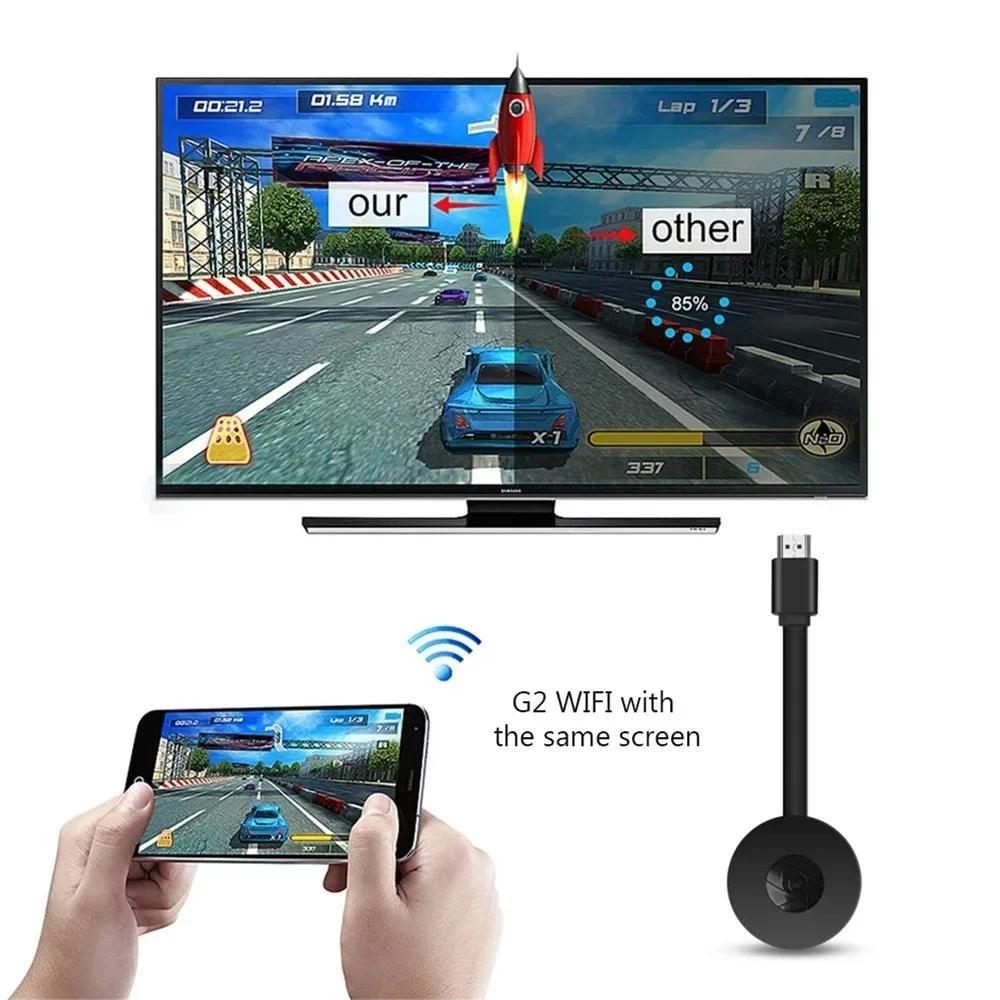 2026 Wireless TV Stick Video Receiver Portable 1080P TV HD WIFI Dongle Adapter For Android/iOS TV Box Computer Live Screen Projector