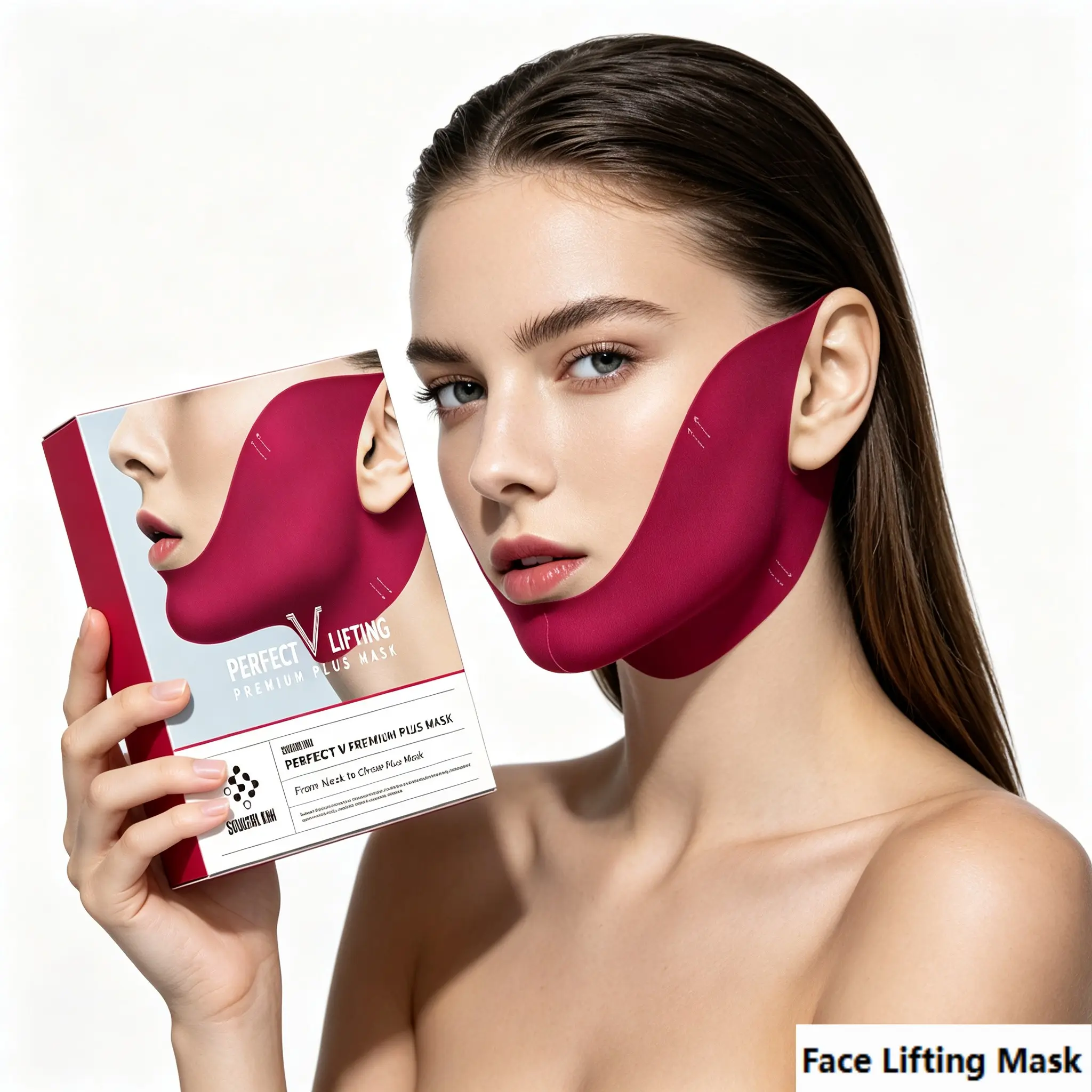 Firming Bandage Mask, V-Shape Lifting Patch, Sculpts Small V Face, Fades Crow's Feet and Fine Lines