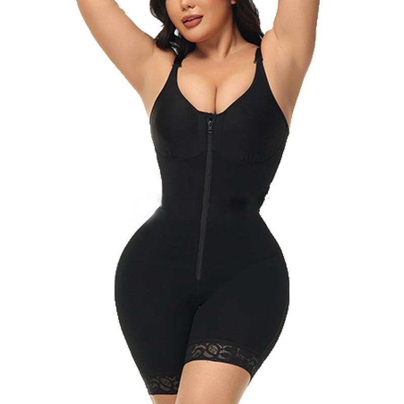 Full Body Shapewear for Women Tummy Control Fajas Colombianas Butt Lifting Bodysuit Zip Up Body Shaper