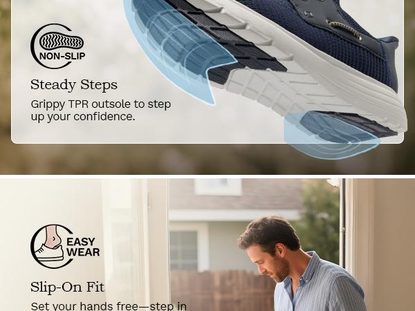 Bruno Marc Men's Casual Slip-on Loafers Stretch Shoes 1