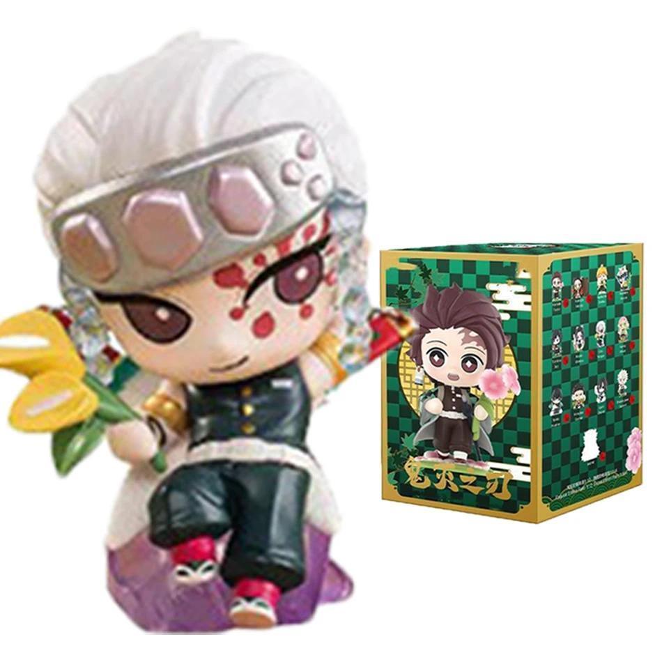 Demon Slayer Tanjiro Kamado Nezuko anime cartoon figure blind box creative personalized statue model ornament surprise gift box