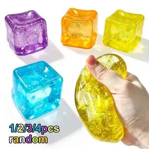 Malt Sugar Ice Cubes, Realistic Cube Tofu, Slow Bounce Squeeze Toys, Kids Squeeze Toys, Stress Relief, Party Gifts, Home Decor
