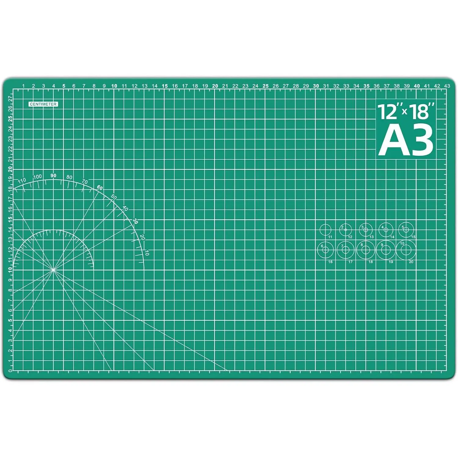 Mat 12in×18in,  Mats for Crafts, Self   Mat A3, Fabric  Mats Double Side for Sewing, Quilting, Craft Mat for Desktop, Matting & Mounting Materials