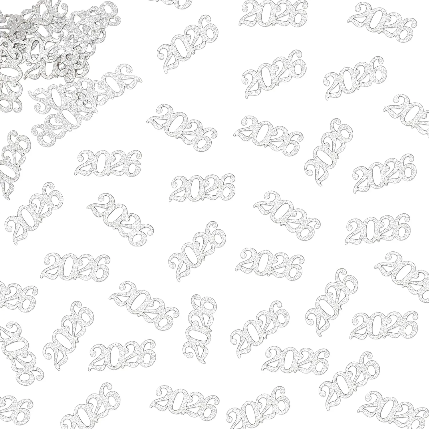Graduation Confetti Class of 2026, Glitter 2026 Confetti 120 count for Graduation Party Decorations and   Eve Party Supplies 2026.