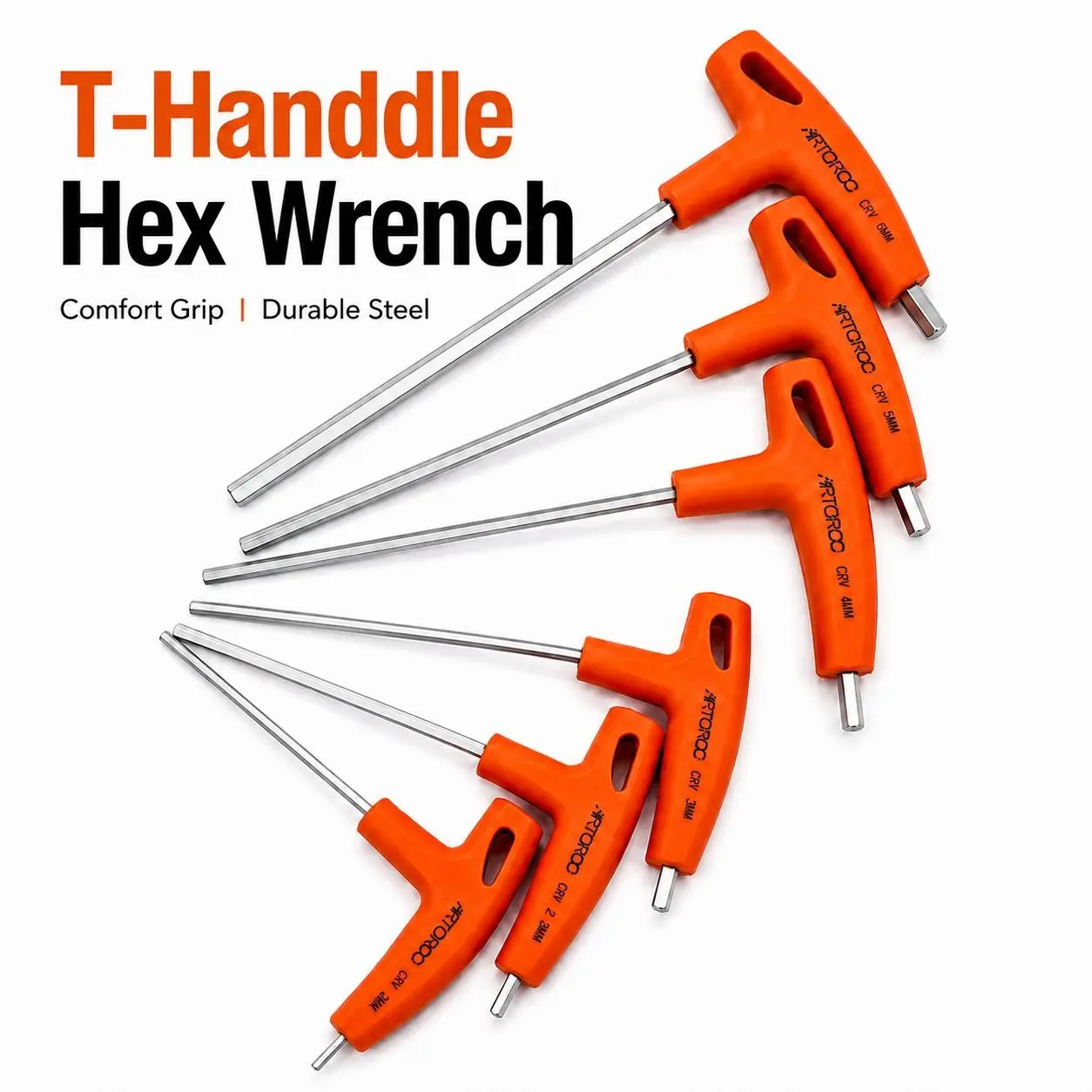 3pcs/6pcs Bicycle Repair Hex Wrench Set, T-Handle Hex Key Tools, 2/2.5/3/4/5/6mm, Essential Bike Maintenance Kit, Durable & Precise