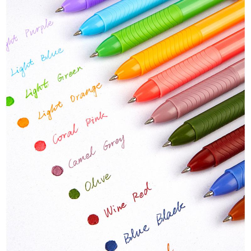 Retractable Gel Ink Pens,0.5mm Extra Fine Point Tip,Journaling Smooth Writing Note Taking Coloring No Bleed & Smear Smudge for Drawing, Writing,Planner at School, Art Pen